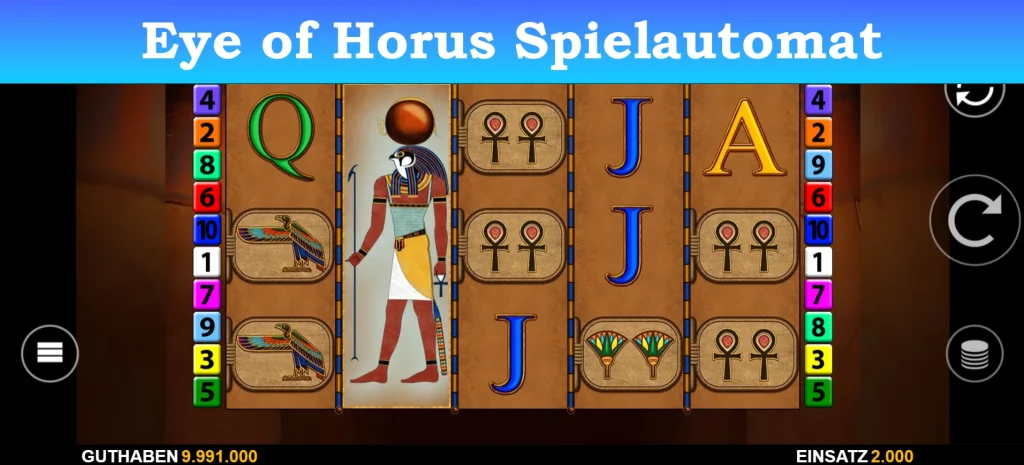 eye of horus spielautomat