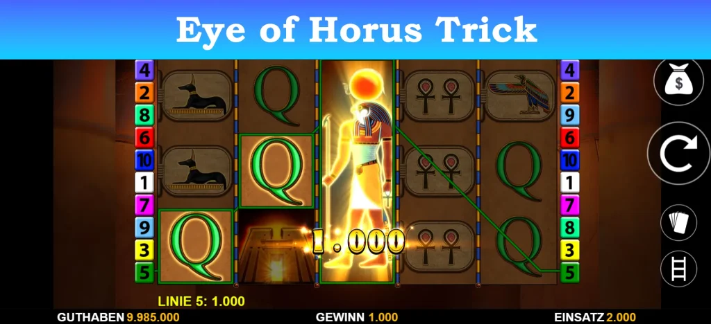 eye of horus trick